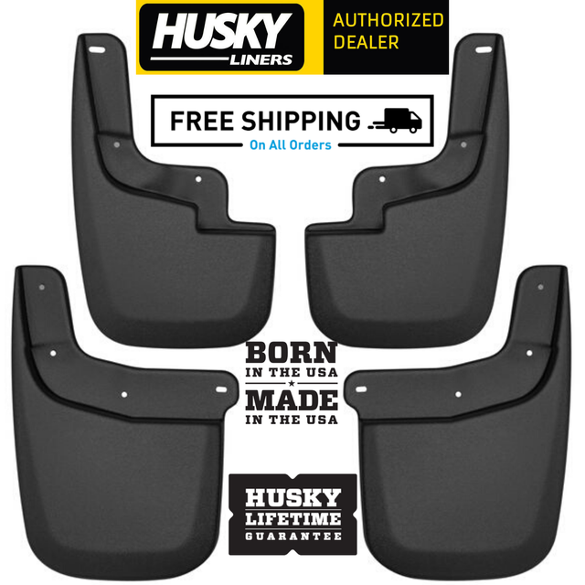 Husky Liners Front & Rear Mud Guards For 20152020 Chevy Colorado GMC