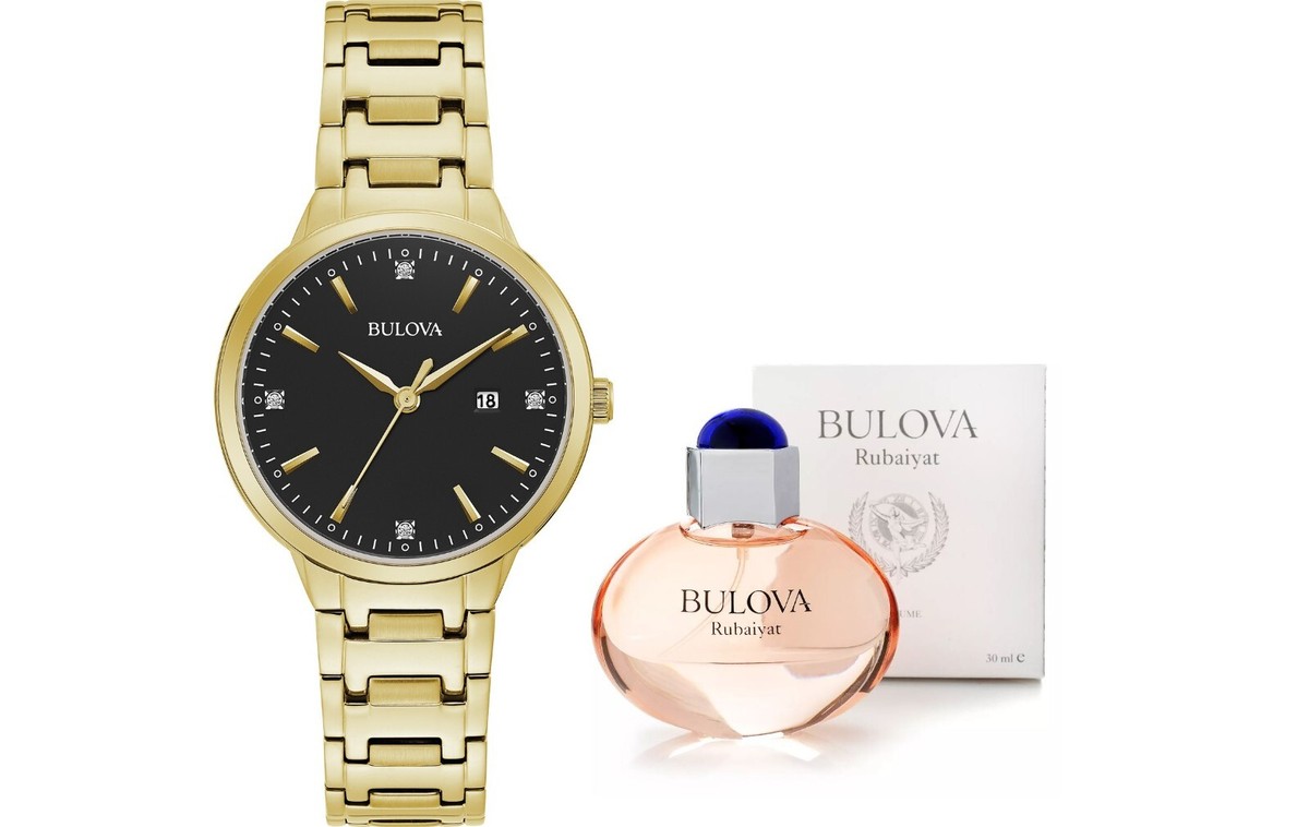 Bulova Women's Quartz Diamond Markers Gold Date Watch Bulova Women's Quartz Diamond Markers Gold Date Watch
