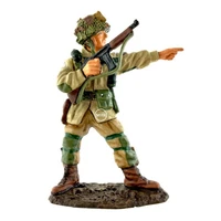 1:30 Scale Metal King & Country WWII D-Day Invasion US Army Paratrooper - DD21A