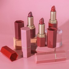 Lápiz labial hidratante brillo metálico para mujer altamente pigmentado