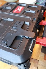 Milwaukee PACKOUT Locking Mounting Adapter - Black Trolly/Drawer Box Compatible