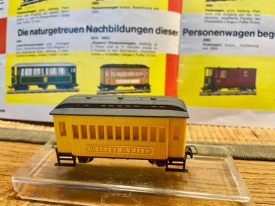 Egger-Bahn 2010,   - Western-Personenwagen mit OVP -
