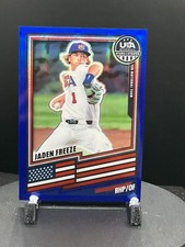 2026 Panini Stars & Stripes Prizm #116 Jaden Freeze Blue Prizm 145/299