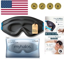 Sleep Masks - Eye Masks for Sleep - 100 Blackout Sleeping Masks for Women, M...