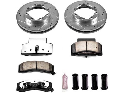 Power Stop 22TM89J Front Brake Pad and Rotor Kit Fits 1990-2000 Chevy K3500