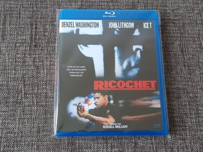 RICOCHET 1991 Uncut Blu-Ray Spain Denzel Washington John Lithgow deutscher Ton!