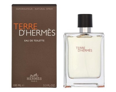 Terre dHermes Eau de Toilette Spray for Men 3.3 oz New with Box Hermes