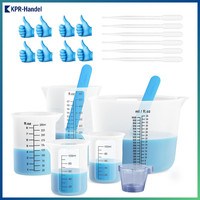Silikon Messbecher Set 1000Ml 500Ml 250Ml 100Ml FüR Epoxidharz