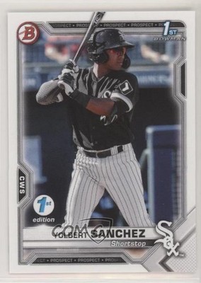 2021 Bowman 1st Edition Yolbert Sanchez #BFE-40 0l0m