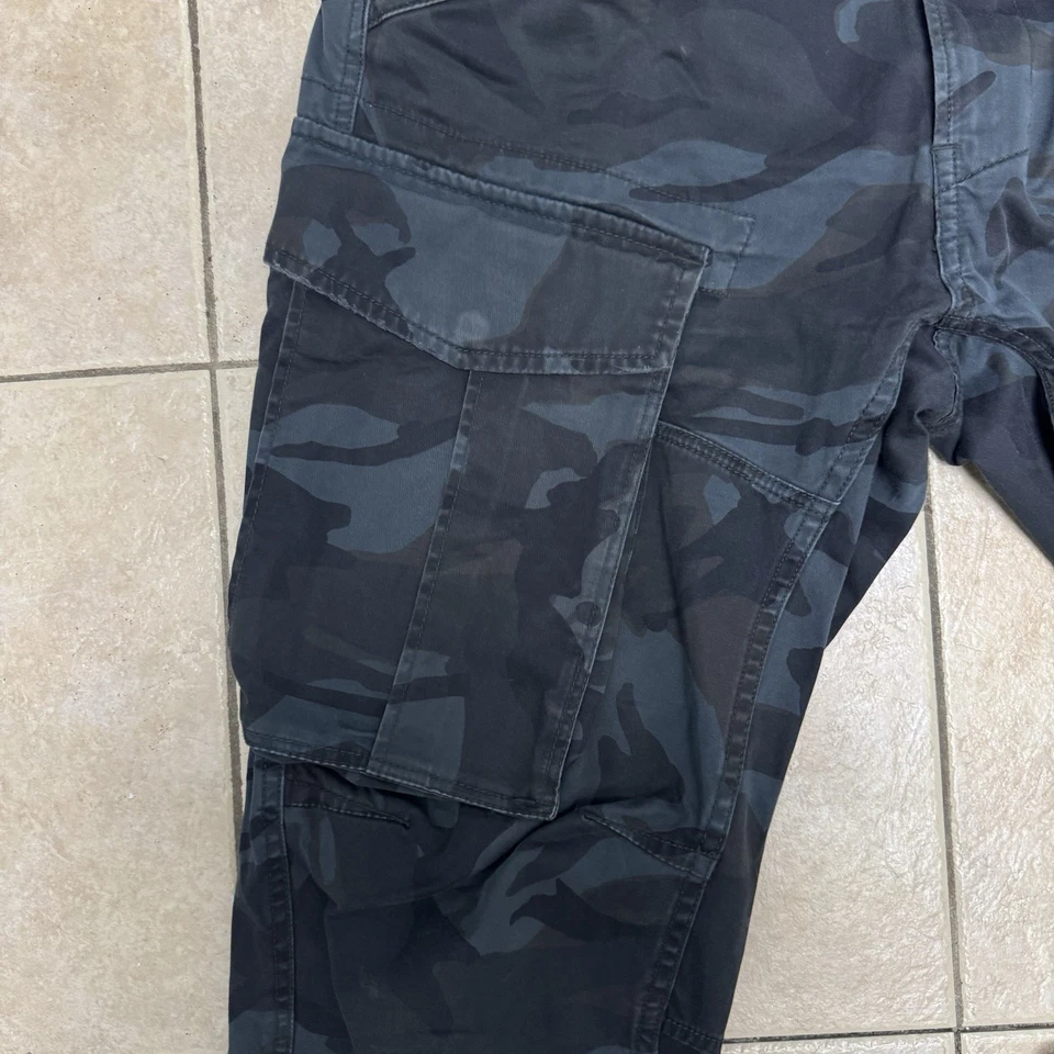 Pantalones de Carga G Star Raw Rovic 3D Cónicos 34x34 Utilidad Camuflaje Militar Ejército Foto 3 de 4