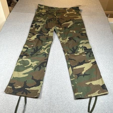 ROTHCO Woodland Camo 8-Pocket Vintage Paratrooper Cargo Pants Mens 3XL Reg NOTE