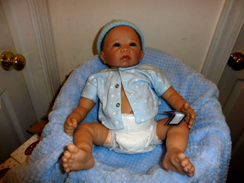 MUÑECA VINILO ASHTON DRAKE/LINDA MURRAY 20" "SWEET BABY LIAM" - Imagen 5 de 6