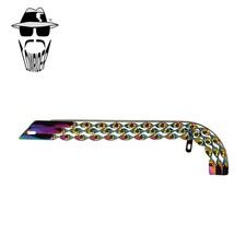 ORIGINAL LOWRIDER TRIPLE FLAT TWISTED OIL SLICK CHAIN GUARD 20" LOWRIDER BIKES.