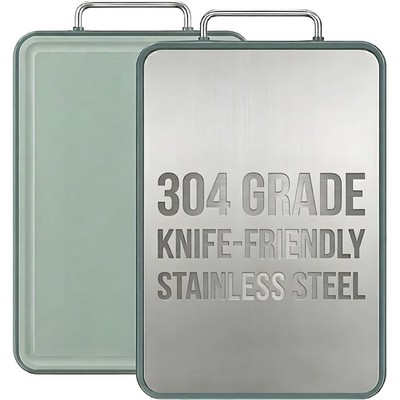 𝐇𝐞𝐚𝐯𝐲-𝐃𝐮𝐭𝐲 Large Stainless Steel Cutting Boards for Kitchen, Stainle...
