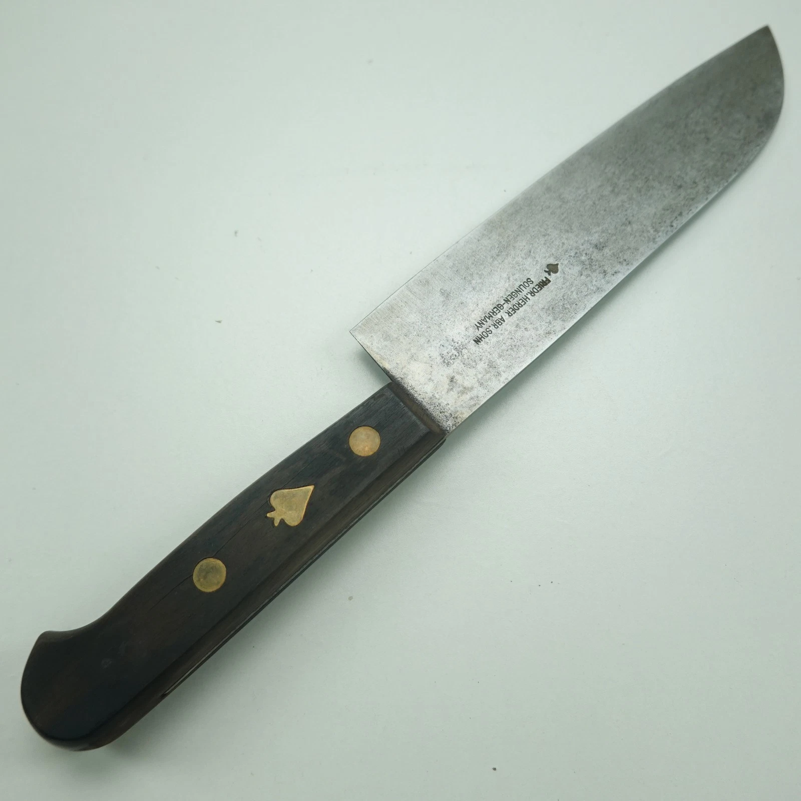 Vintage Friedr Herder A.S. Constant Solingen Germany Chef Kitchen Knife #K617