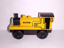 THOMAS FRIENDS WOODEN RAILWAY 2003 DUNCAN ENGINE TRAIN HTF GUC