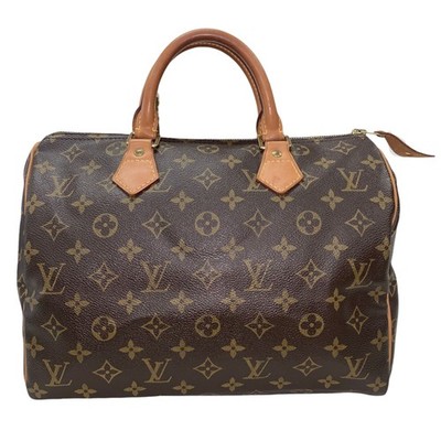 Louis Vuitton Monogram Speedy 30 M41526 Boston Bag Authentic 1235