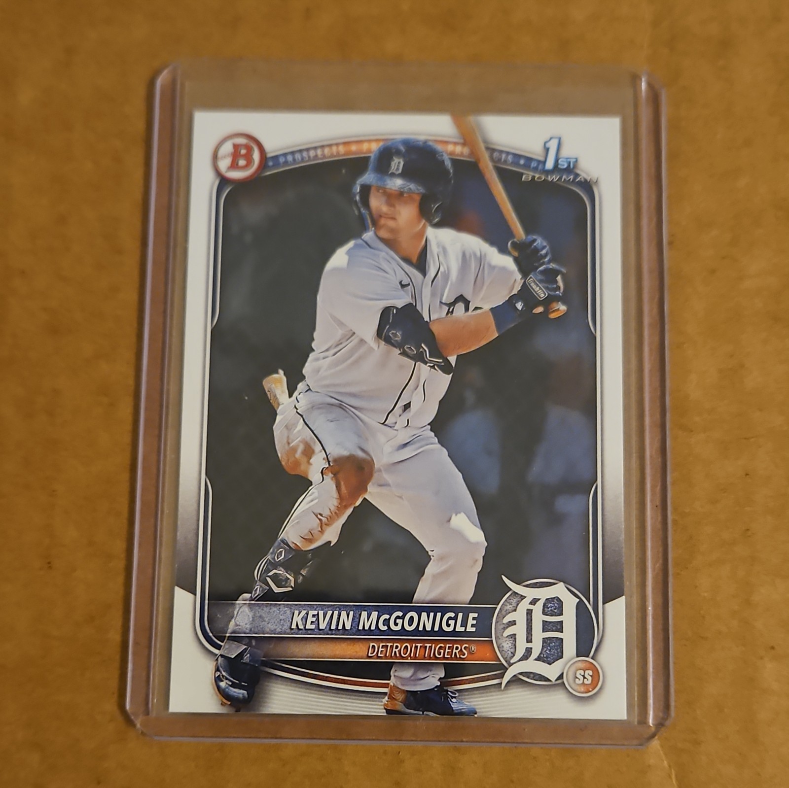 Kevin McGonigle 2025 1st Bowman Prospects #BP-79- Tigers 