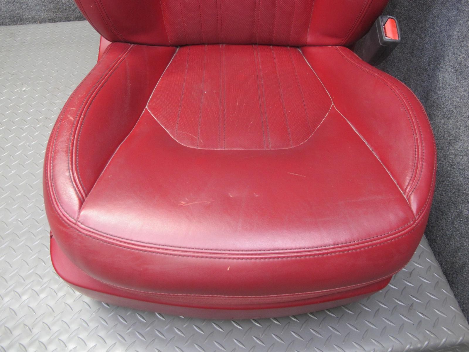 2017-2020 MASERATI LEVANTE M161 FRONT & REAR LEFT & RIGHT LEATHER SEAT RED SET