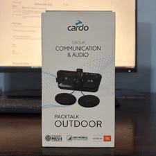 Cardo PACKTALK Outdoor Helmet Communication System - Black