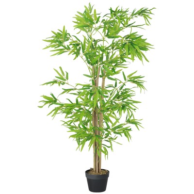 Bambus Künstlich Outsunny Künstlicher Bambus Groß 150cm Kunstpflanze, Plastik Künstliche Kunstpflanze 120 Cm