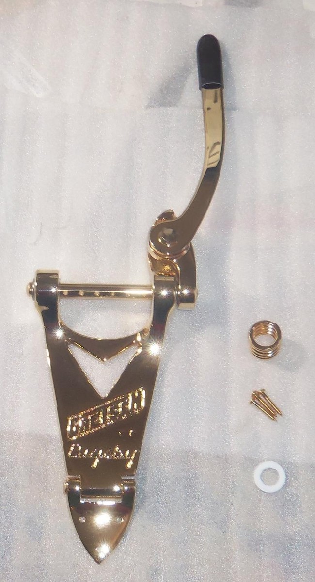 Bigsby® B3GP Gold Tailpiece~String Through (No Pins)~Gretsch By