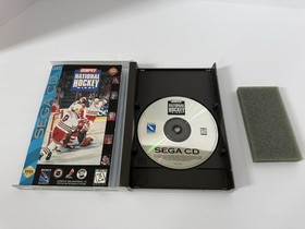 Sega CD Game Lot w/ Mortal Kombat, NBA Jam, Pitfall, Midnight Raiders NHL Hockey