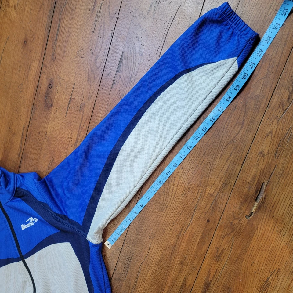 Biemme Hombre XL? Chaqueta de ciclismo pesada manga larga LS azul A-TEX 8/10 térmica Foto 4 de 4