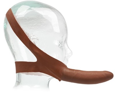 Calexotics Accommodator Latex Dong Face Harness Hp-Se1514023