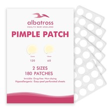 Invisible Pimple Patches for Acne Relief - Hydrocolloid Spot Dots, 180 Count