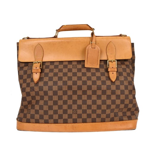 Best01 LOUIS VUITTON LV TRAVEL BAG N99039 CLIPPER BROWN DAMIER SP0966 YQ05794