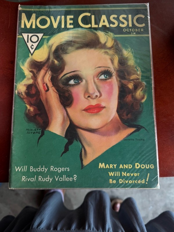 Vintage MODERN CLASSIC Magazine Oct '31 Vol 1 #2 Loretta Young Cover -2nd Issue!