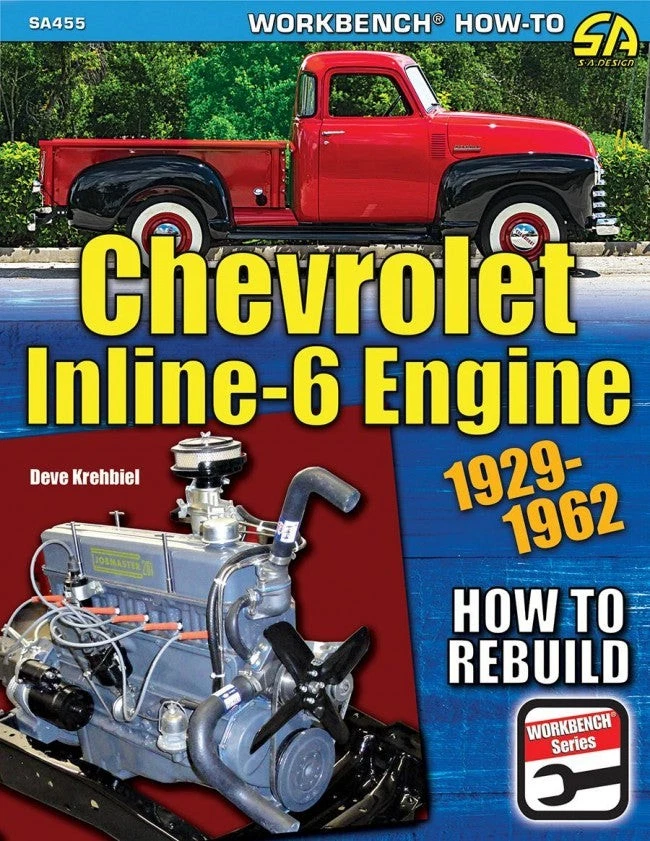 Juego de libros manual de alimentación de reconstrucción de motor de 6 cilindros en línea Chevrolet Ultimate Chevy Foto 3 de 4