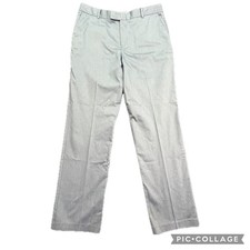 Charles Tyrwhitt Classic Fit Non Iron Dress Pants Light Gray Mens 36W 32L