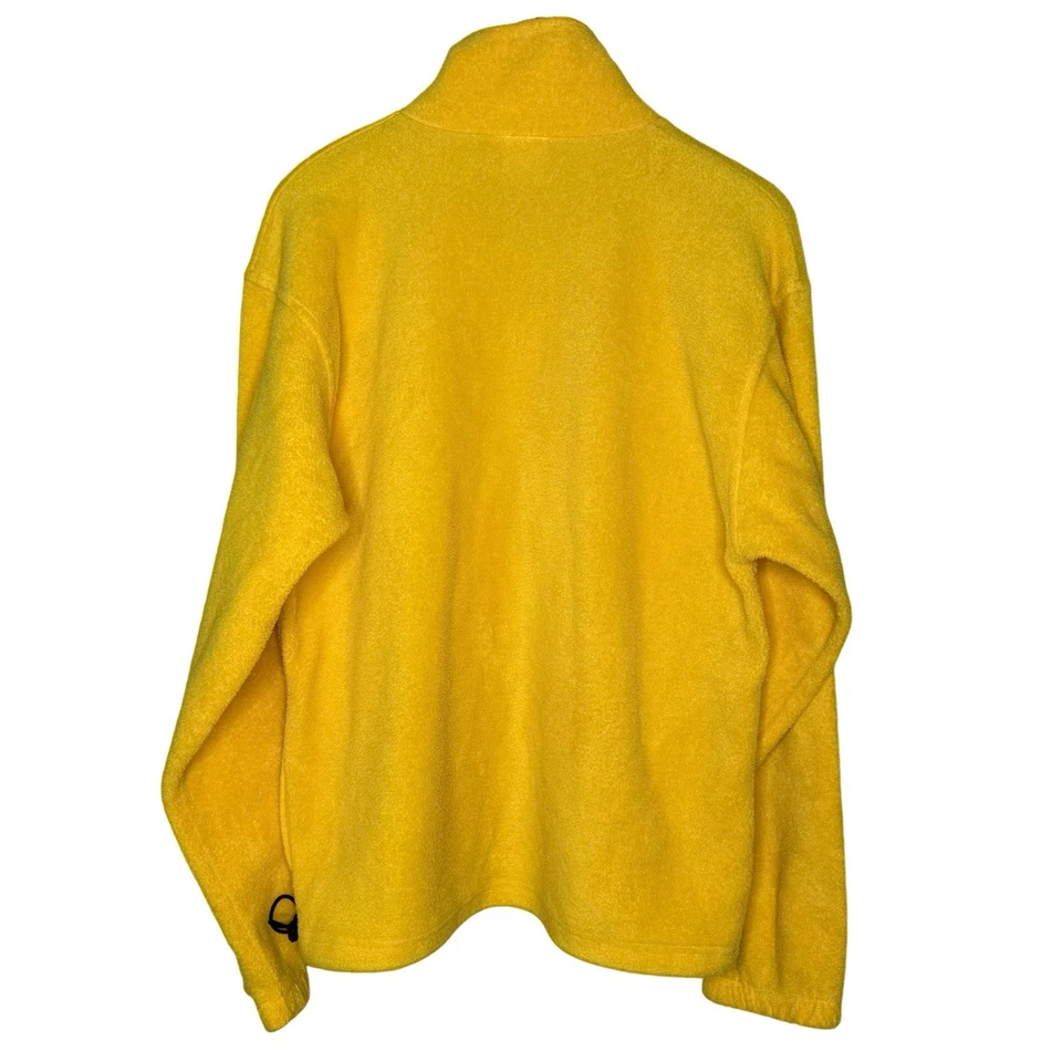 Suéter Pullover Vintage Polo Ralph Lauren Polar Para Hombre M Amarillo 1/4 Cremallera Foto 4 de 4