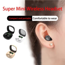 Invisible Sleep Wireless Earphones Bluetooth 5.3 Headphones Hidden Mini Earbuds