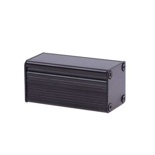 Black Aluminum Enclosure Case DIY Extruded Electronic Project Box 50x25x25mm - Picture 7 of 7