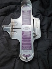 Genuine Brannock Device Women's Shoe Sizer Width Arch Foot Measurement Tool