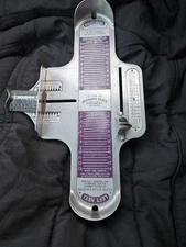 Genuine Brannock Device Women's Shoe Sizer Width Arch Foot Measurement Tool