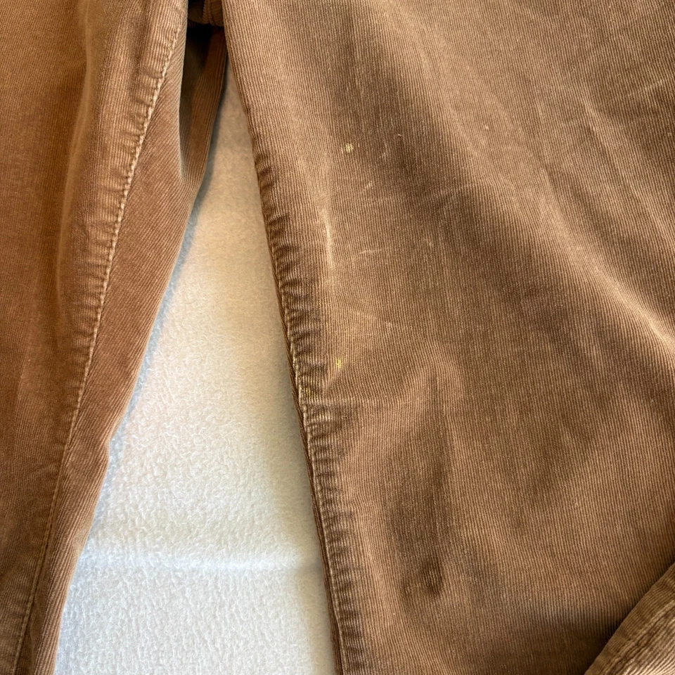 Chaps Corduroy Pants Womens 16 Brown Tan Stretch Mid Rise Casual Fall Pants - Image 2 of 4