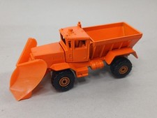 Mint Vintage 1983 Mattel Hot Wheels Oshkosh Orange Snow Plow Dump Truck W Plow