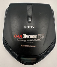 Sony Car Discman D M801 Portable CD Player ESP Tested Working
