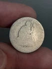1854 Seated Liberty Quarter 90% Silver
