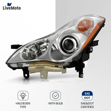 For 2008-2012 Infiniti EX35  2014-17 QX50 Halogen Headlight Left Driver Side