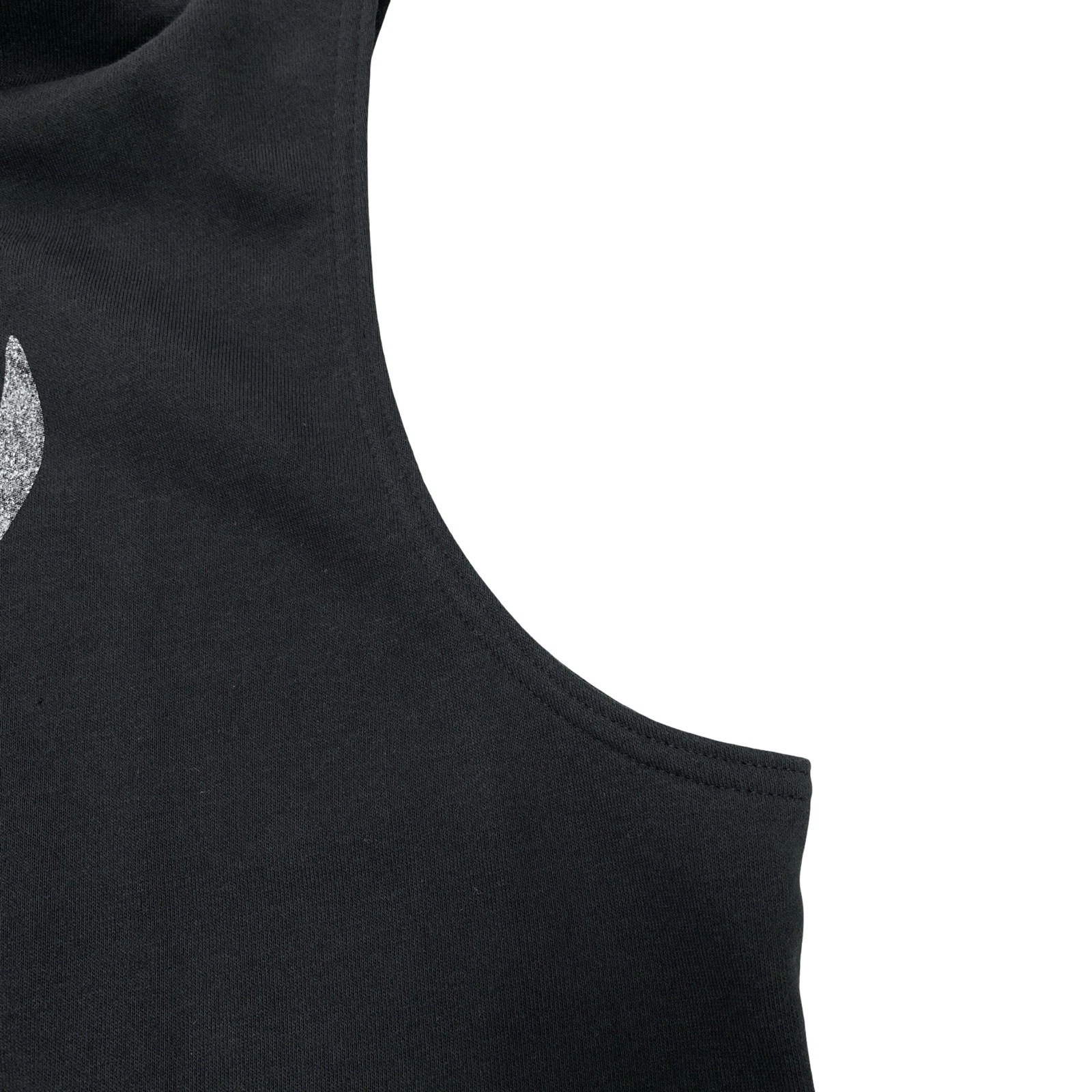 Under Armour Men's Project Rock Terry Sleeveless Hoodie Size L Black 1367108 - product detail image 7