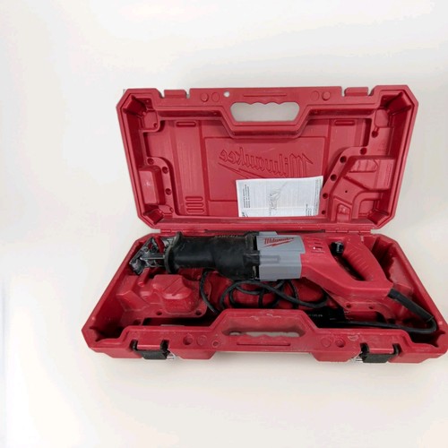 Milwaukee 6519-30 Sawzall Reciprocating Saw 12 Amp Corded Electric Red Black