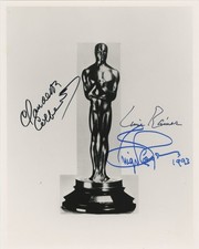 Ginger Rogers, Claudette Colbert & Luise Rainer-Signed Oscar Award Photograph
