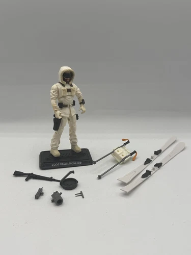 GI JOE  25TH ANNIVERSARY SNOW JOB V3 LOOSE 3.75” ACTION FIGURE Broken skis