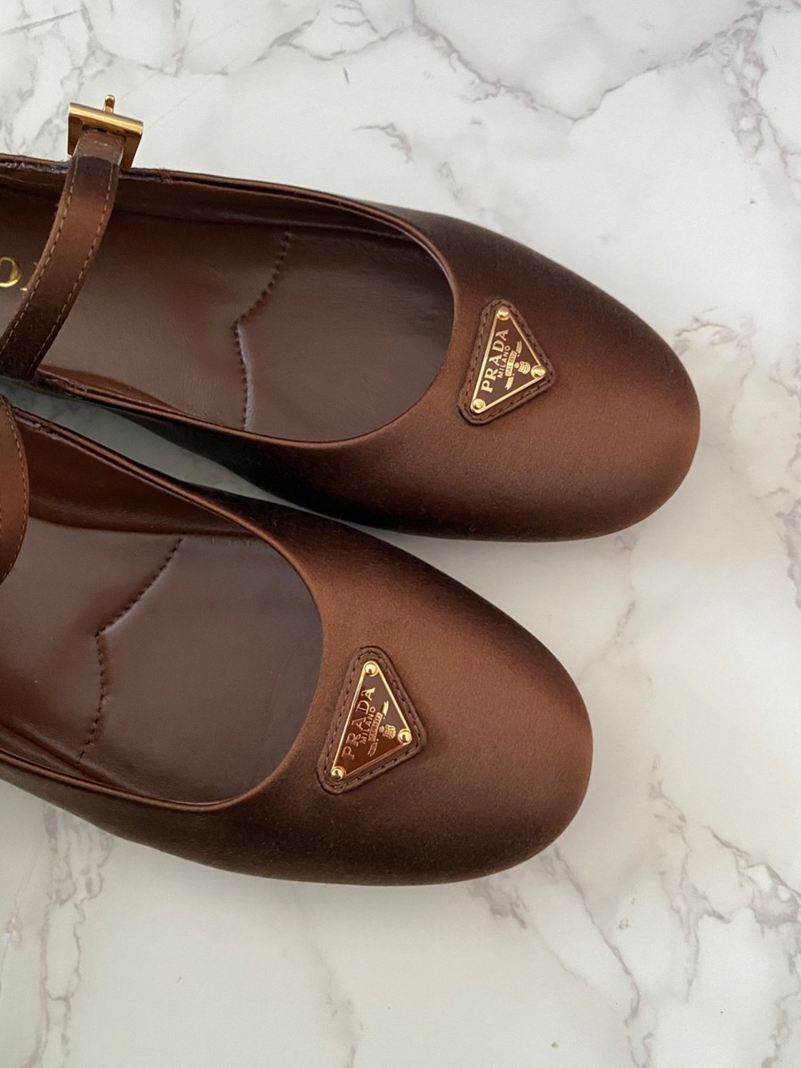 New Prada Calzature Donna Mary Jane Mary Janes Shoes Sandals Flats