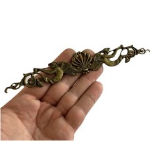 Élément Ornemental en Bronze Anges aux Trompettes Ameublement XIX ème